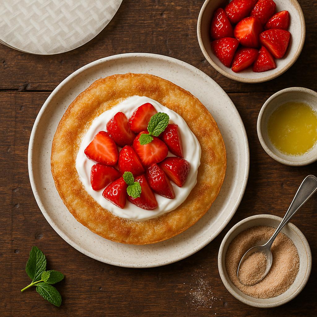 Heißluftfritteuse-Langos süß mit Zimt-Zucker
