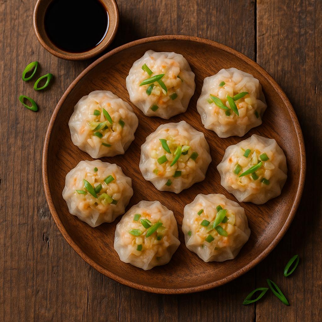 Reispapier-Dim-Sum (Gedämpfte Teigtaschen)