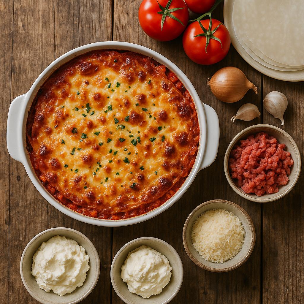 Reispapier-Lasagne