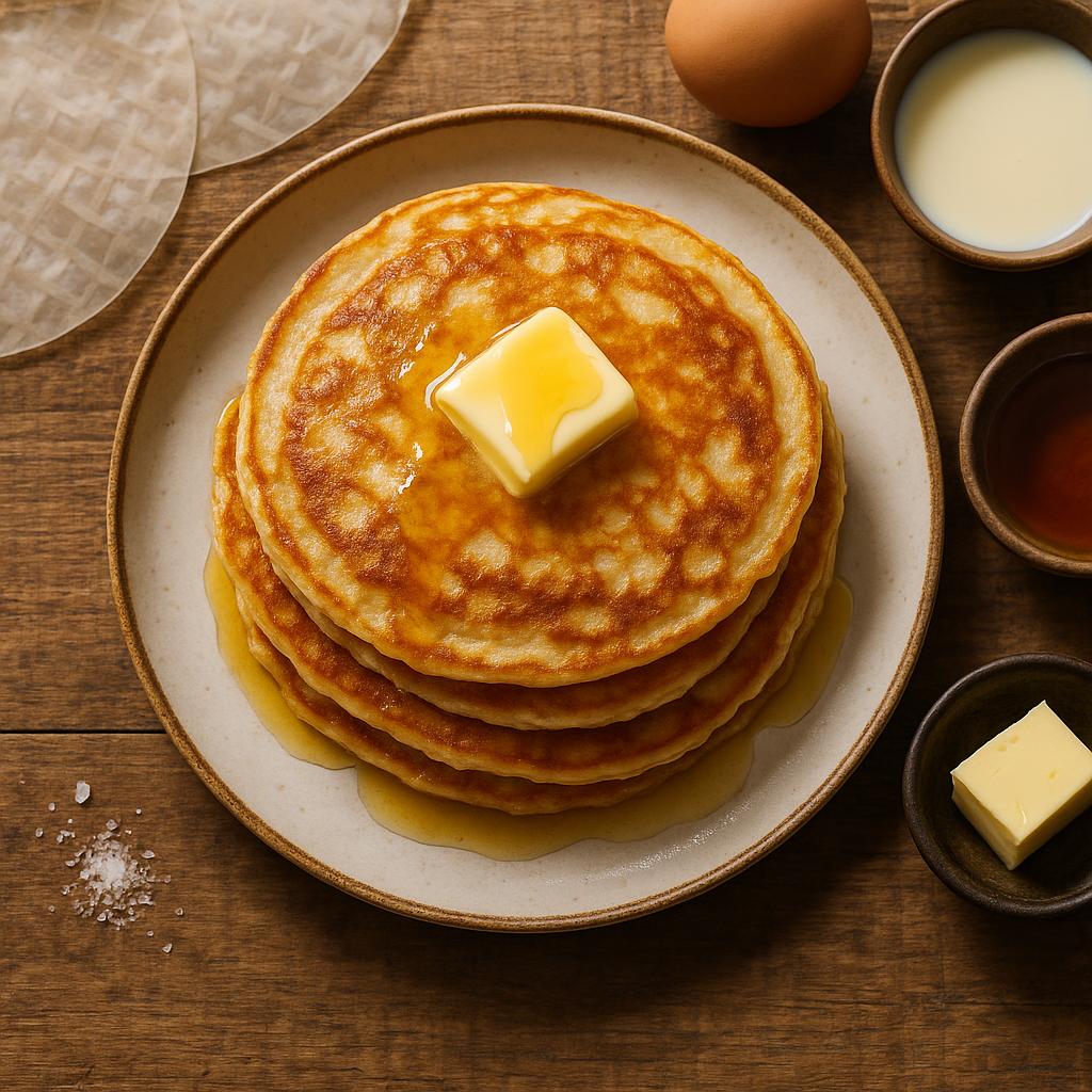 Reispapier-Pancake-Stack