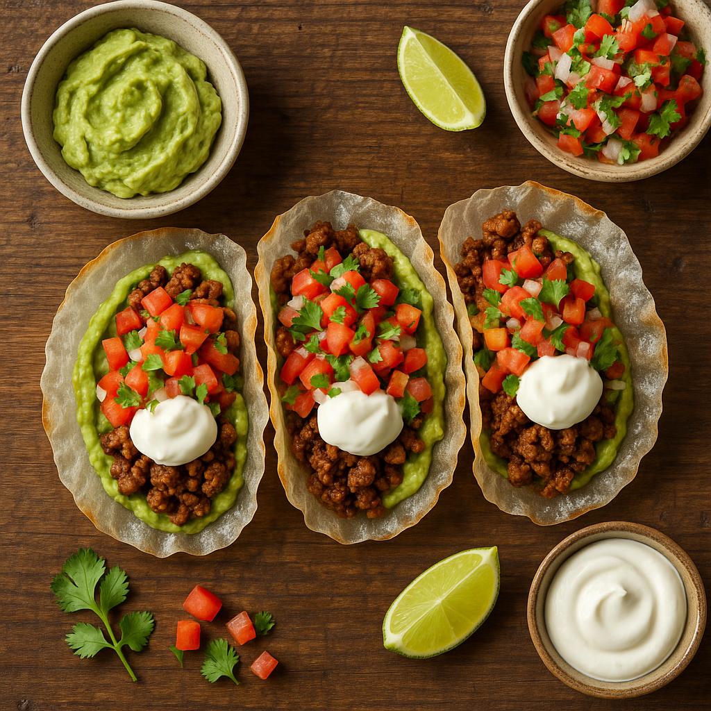 Reispapier-Taco-Shells
